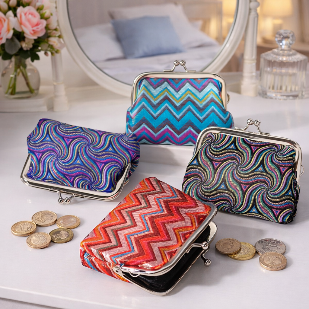 4-Piece Coin Purse Set - Gift for Her