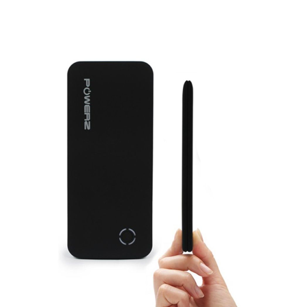 Aquarius Slim Fast Charging Powerbank 4000mAh with a capacity indicator, showcasing a sleek portable design.