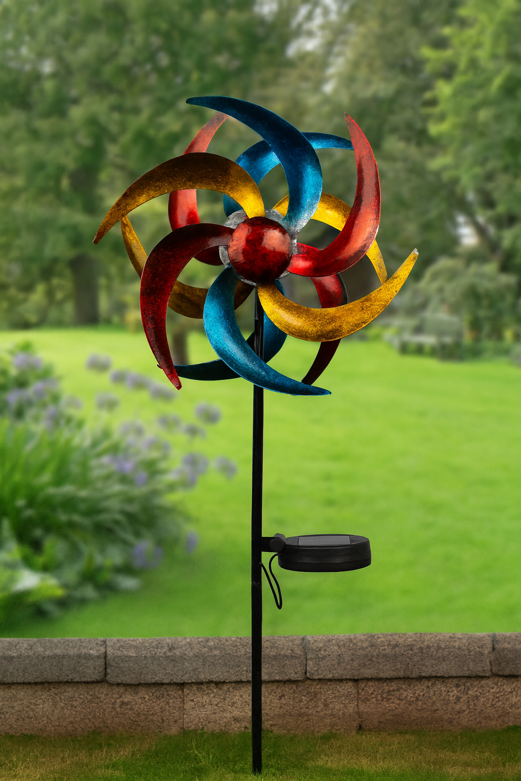 Solar Colourful Windmill