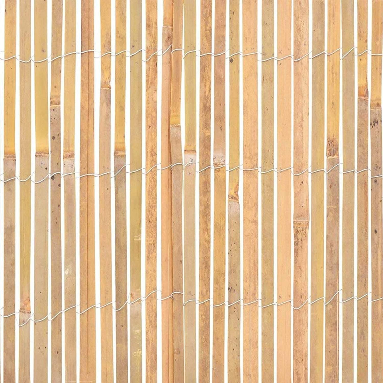 Bamboo Slatted Fence 1.8m X 4 m - AKGOmniShop