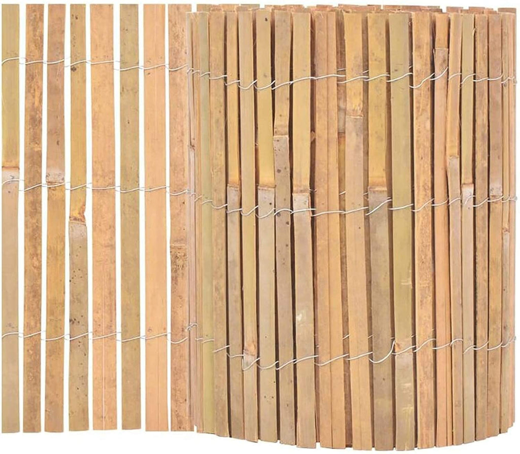 Bamboo Slatted Fence 1.8m X 4 m - AKGOmniShop