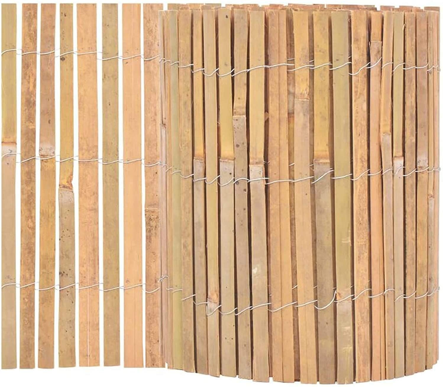 Bamboo Slatted Fence 1.8m X 4 m - AKGOmniShop