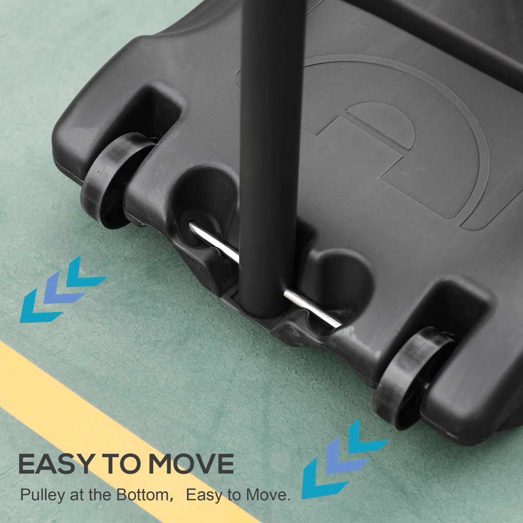 Basketball Stand 94 - 123cm Height Adjustable Hoop For Pool Side - AKGOmniShop