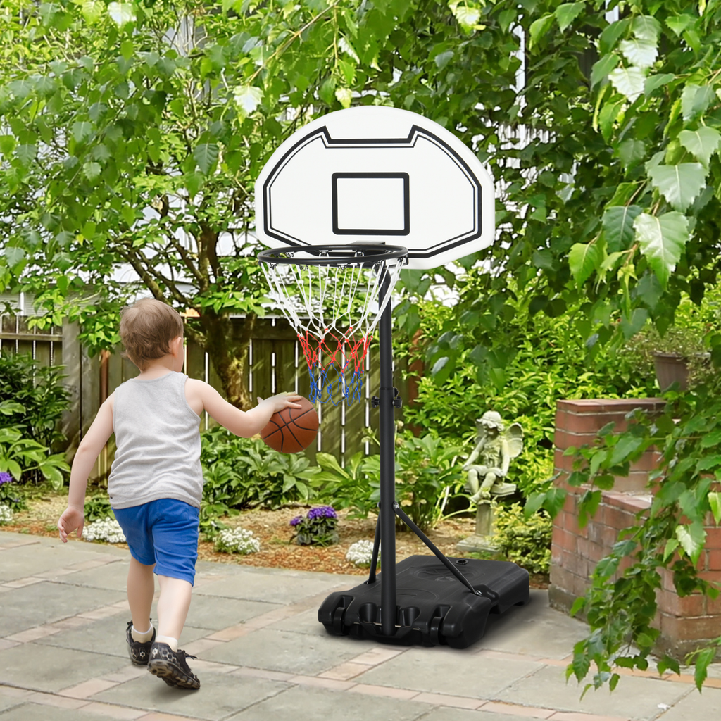 Basketball Stand 94 - 123cm Height Adjustable Hoop For Pool Side - AKGOmniShop