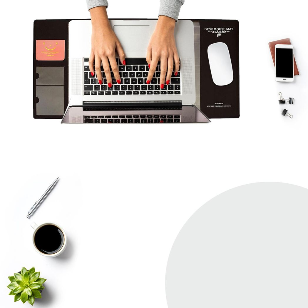 Brown multifunctional eco-friendly office desk mouse mat by Aquarius made of PVC and DS material.