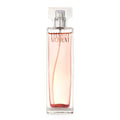 Calvin Klein Eternity Moment Eau De Parfum Spray 50ml in a sleek bottle with a floral design, perfect for daily wear.