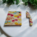 23CM CHOPPING BOARD WITH KNIFE