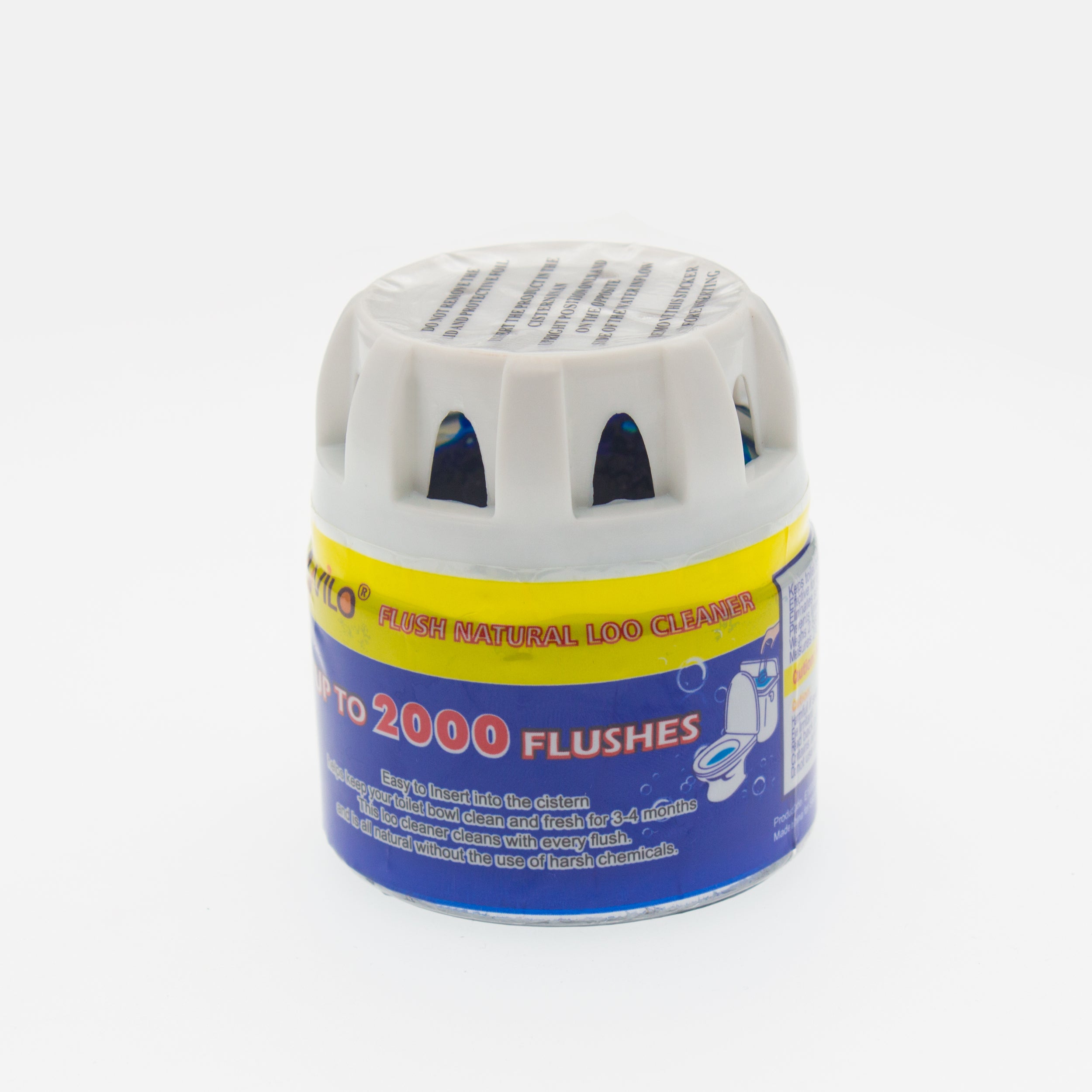 EcoFlush 2000 Natural Loo Cleaner - Sparkling Toilet, Gentle Formula