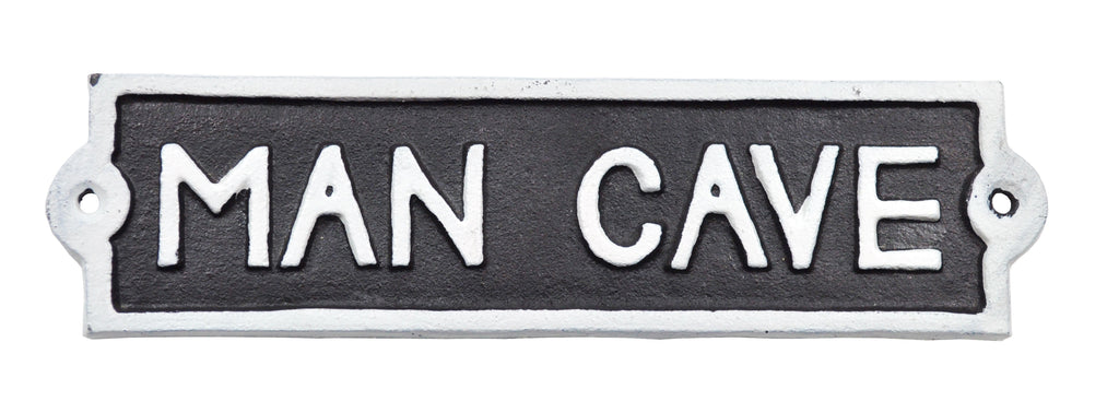 22CM ALUMINIUM MAN CAVE SIGN