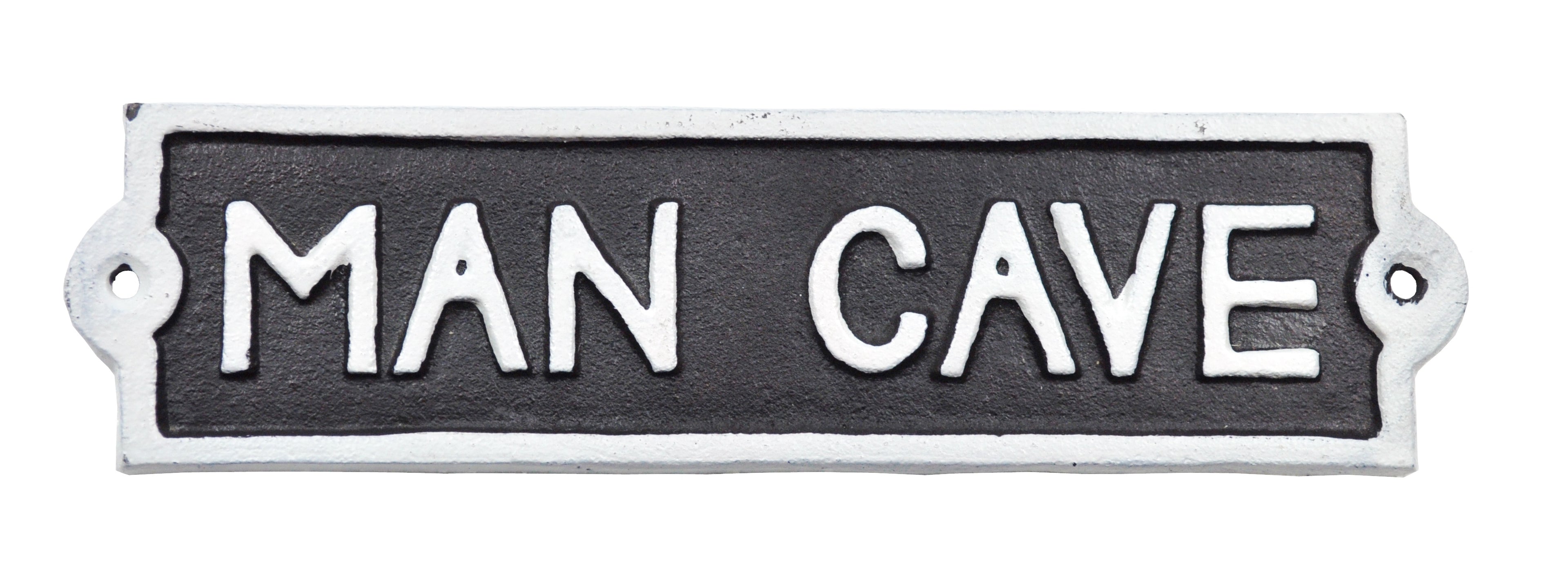22CM ALUMINIUM MAN CAVE SIGN