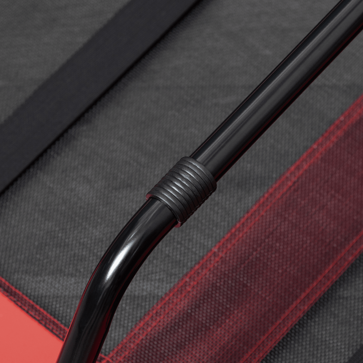 Cooling Elevated Dog Bed - Portable Raised Pet Cot for Indoor & Outdoor - Red - AKGOmniShop