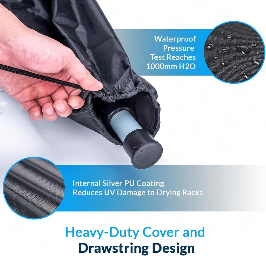 50m Rotary Clothesline Dryer Cover with Metal Spike