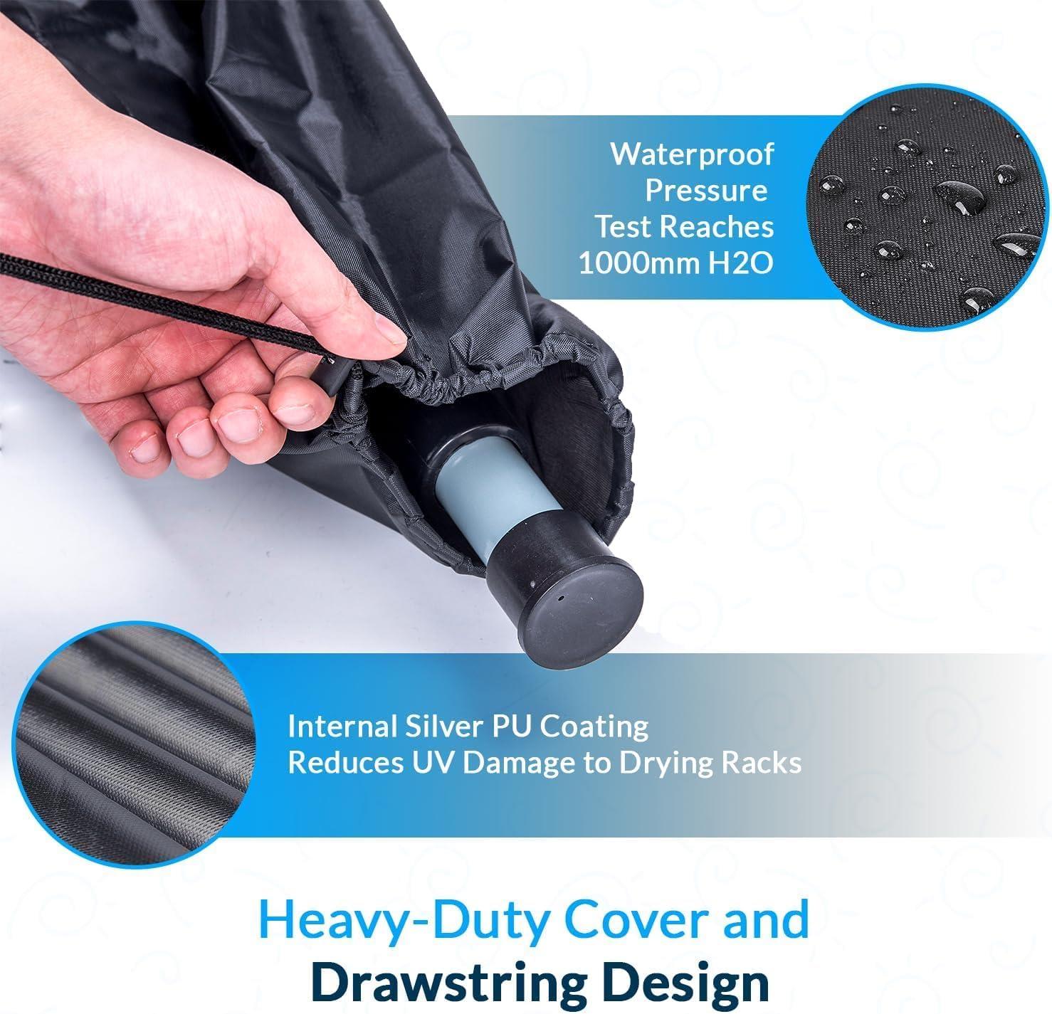 50m Rotary Clothesline Dryer Cover with Metal Spike