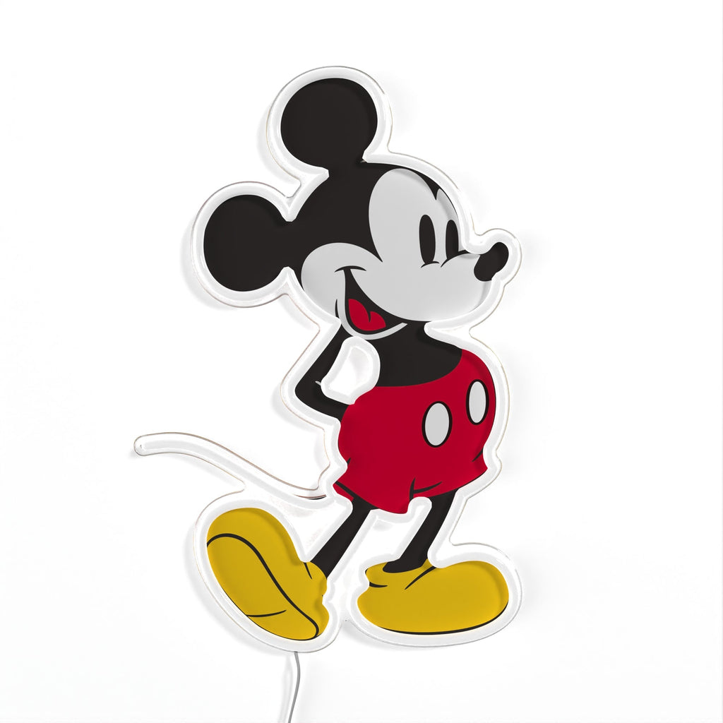 Disney Mickey Mouse Classic Full Body LED Neon Sign - 38.6×25.3cm - AKGOmniShop