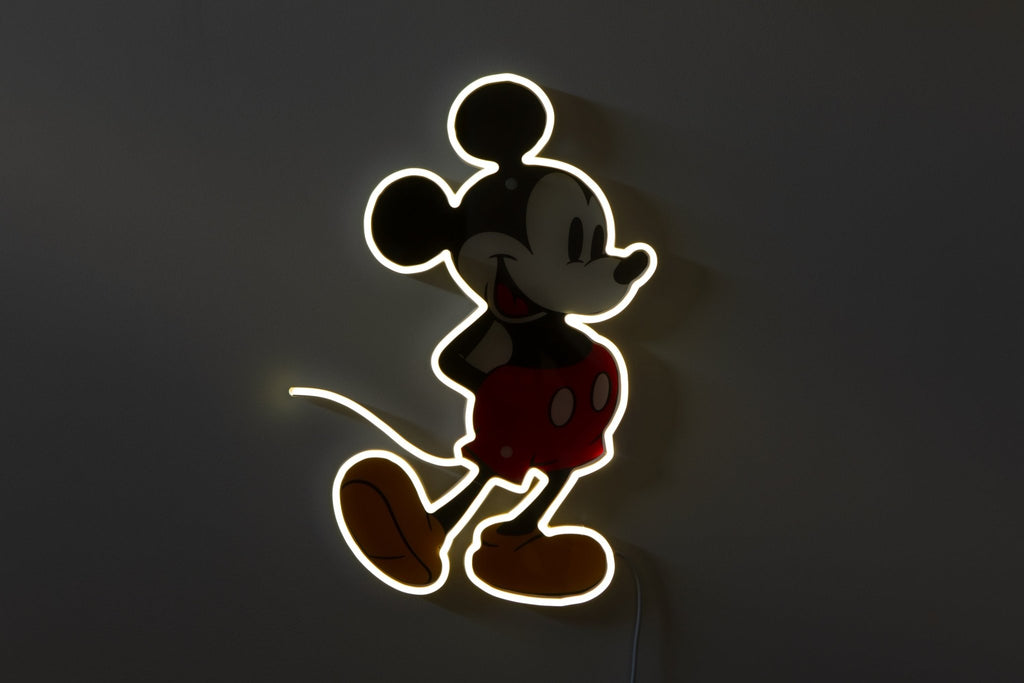 Disney Mickey Mouse Classic Full Body LED Neon Sign - 38.6×25.3cm - AKGOmniShop