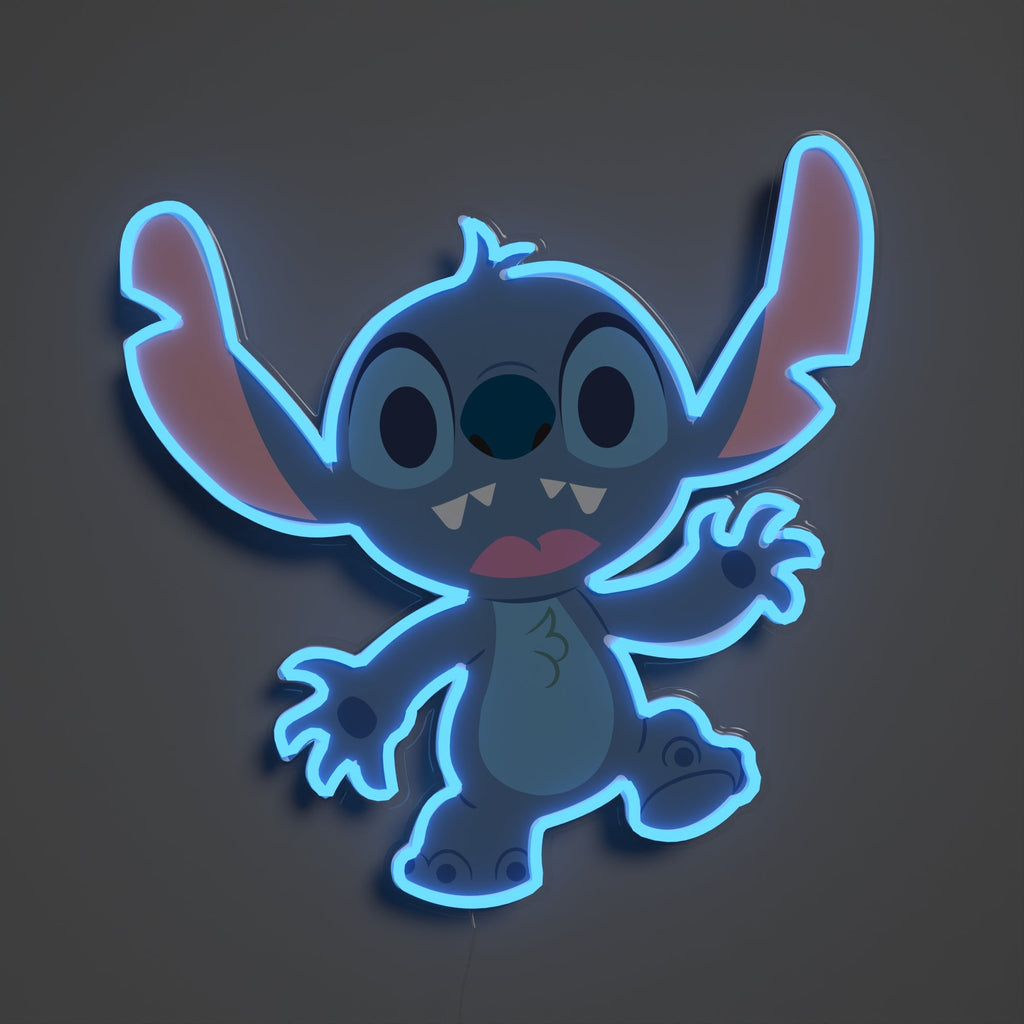 Disney Stitch Full Body LED Neon Sign - 37x38cm - AKGOmniShop