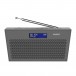 Portable DAB+/FM Radio with Dual Alarm - Charcoal Grey