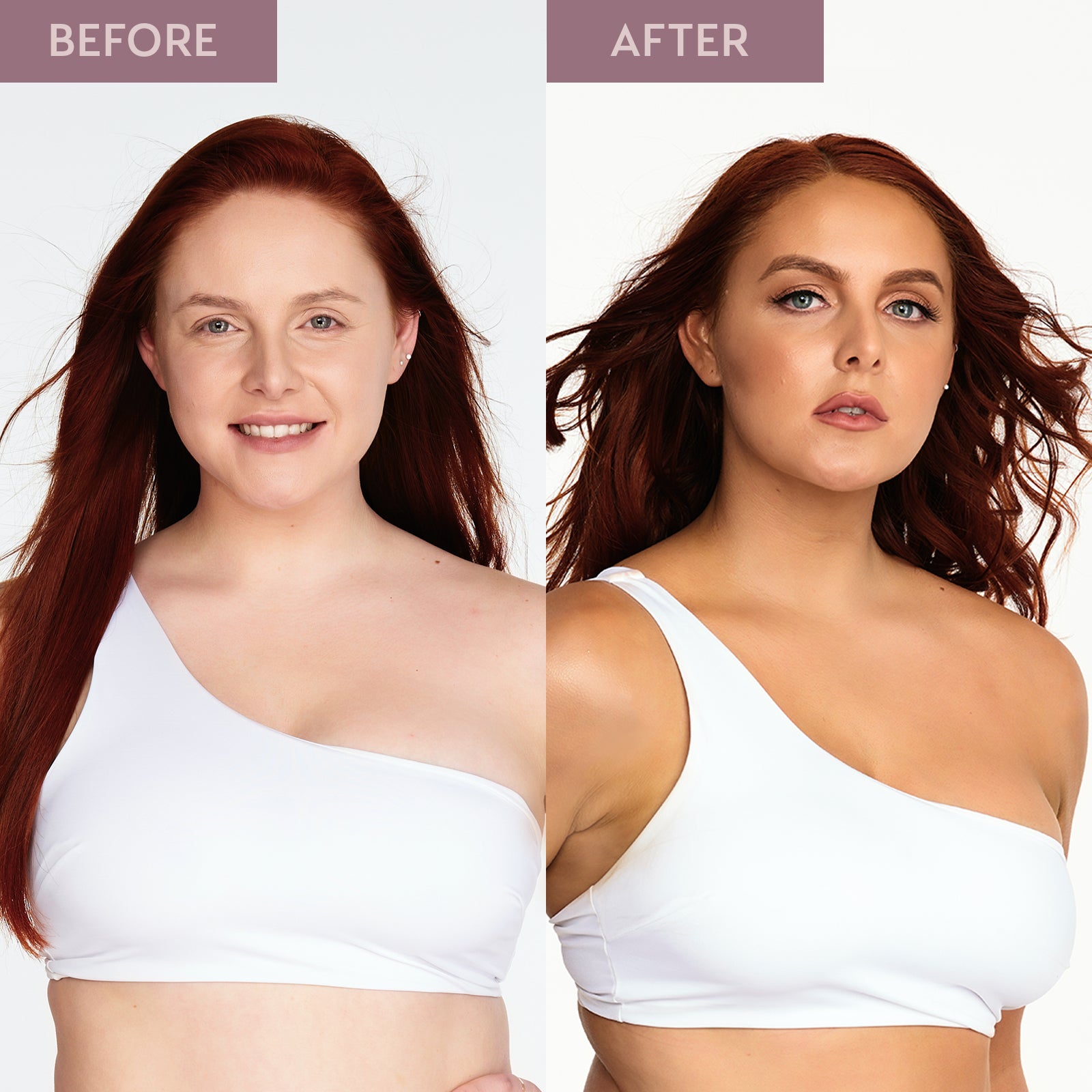 He-Shi HD Wonder Glow body makeup in a bottle, showcasing a rich, glowing formula for a radiant skin finish.