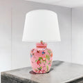 Ceramic Table Lamp 41cm with Shade - Traditional Design