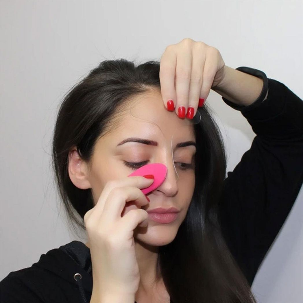 Bronzie The Ultimate Contour Stencil Set from GlowCare, featuring various stencils for precise contouring application.