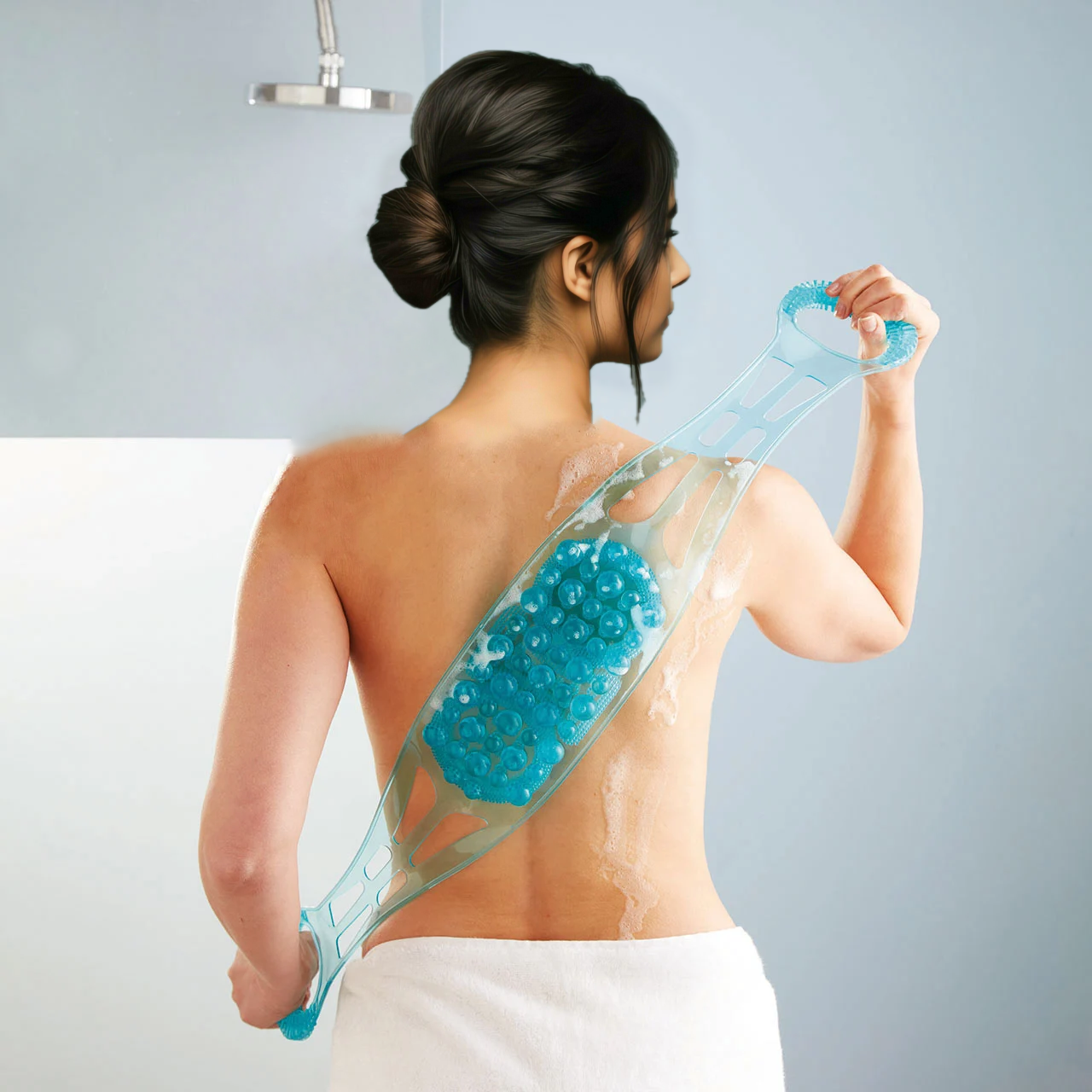 Dual-Sided Back Scrubber: Exfoliate & Refresh for a Spa-Quality Clean