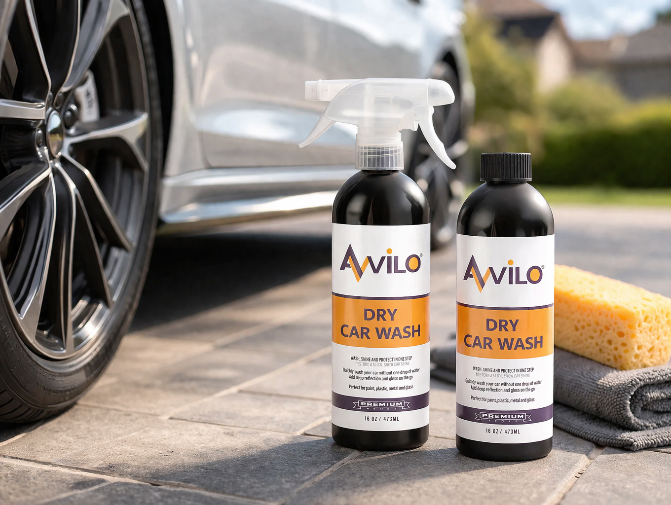 Dry Car Wash Kit - 2-Pack for Factory-Fresh Shine, No Water (C242636)