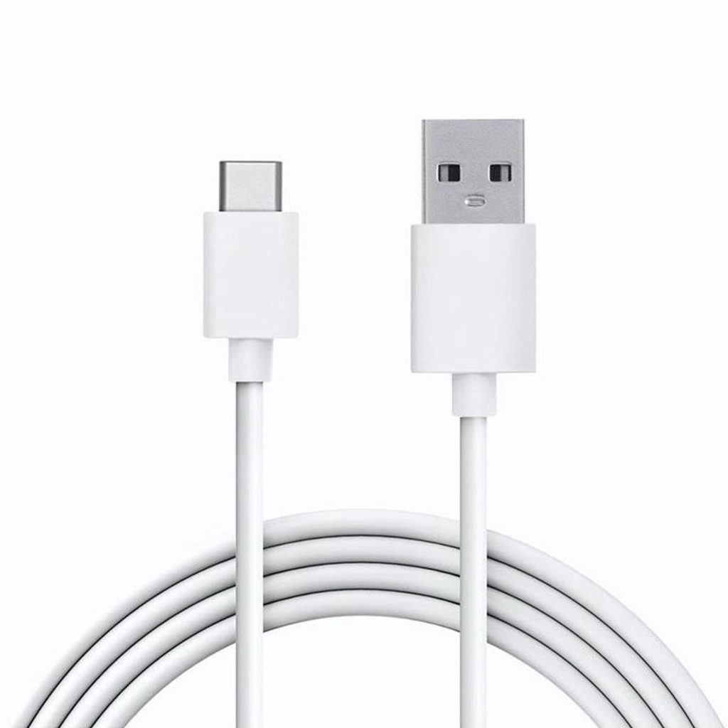 GVC USB to Type C cable, 3M length, white, for charging and syncing phones, tablets, and PCs.