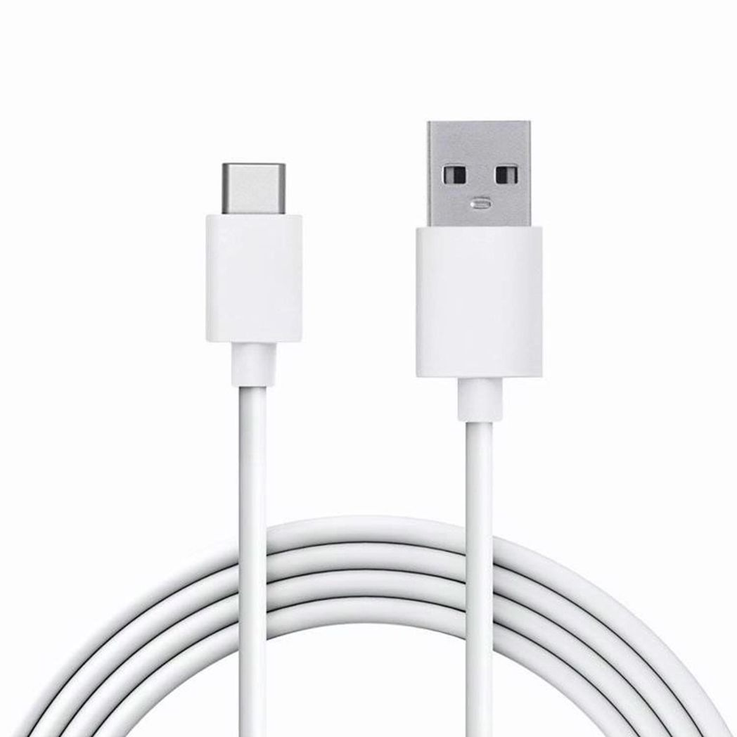 GVC USB to Type C cable, 3M length, white, for charging and syncing phones, tablets, and PCs.