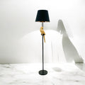 Floor Lamp 164cm with 15" Black Shade - Elegant Standing Light - AKGOmniShop