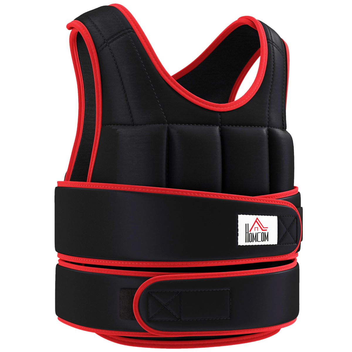 20KG adjustable weight vest by Unbranded, designed for running, gym training, and weight loss, shown from the front.