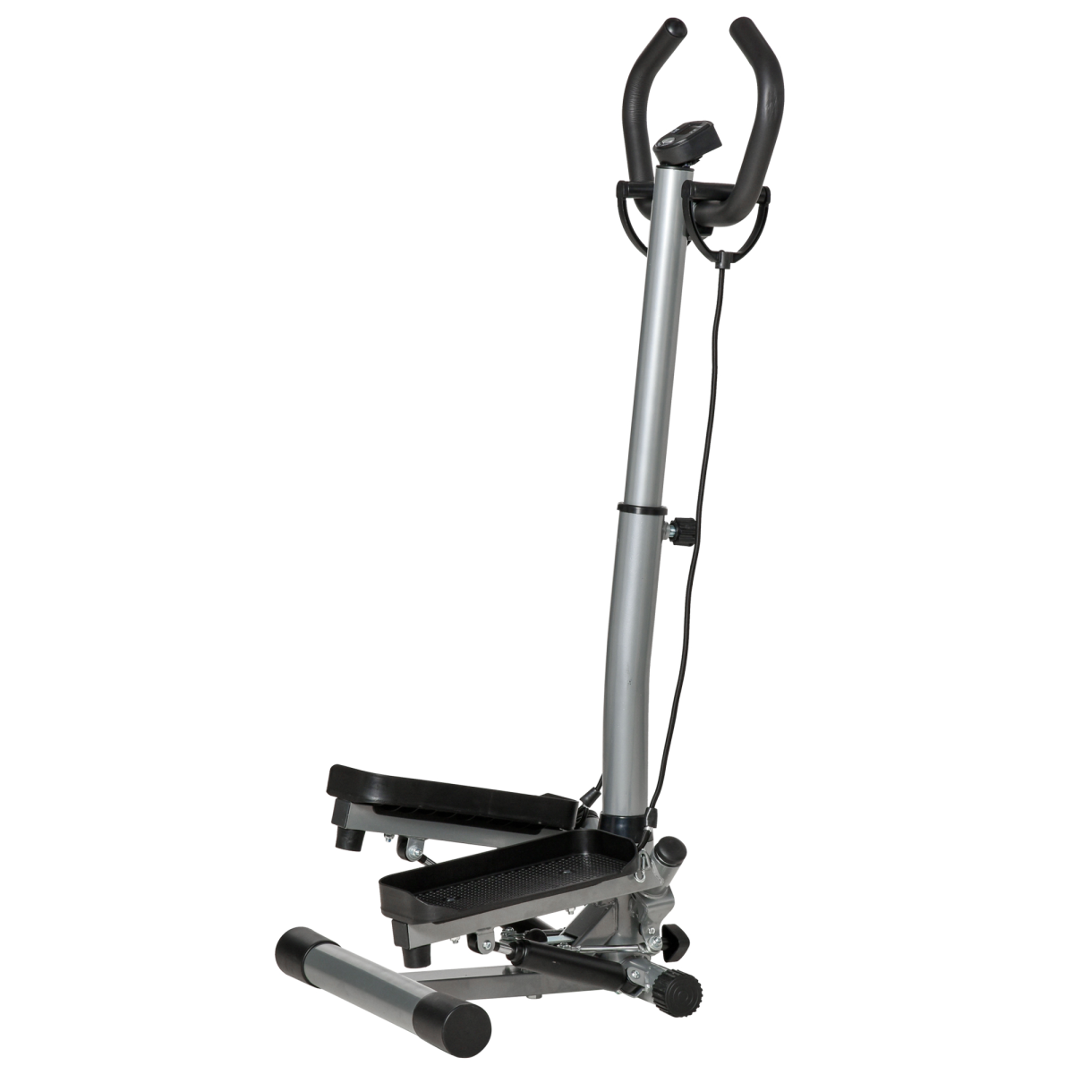 HOMCOM Adjustable Twist Stepper, a compact step machine designed for home gym aerobic workouts.
