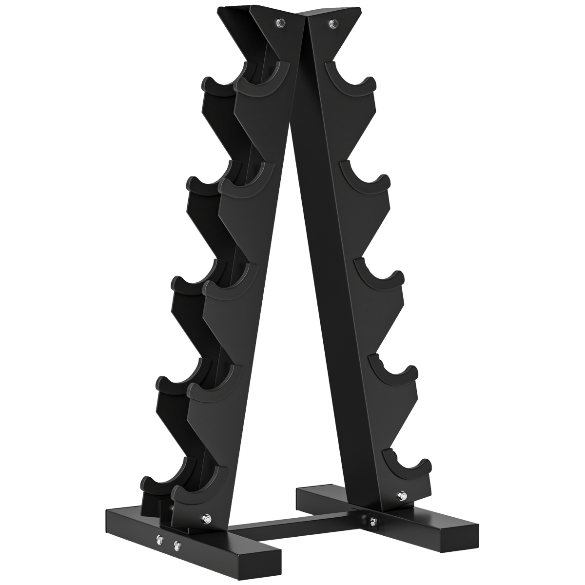 Five-Tier Weight Tree - Steel Dumbbell Rack for Home Gym Exercise