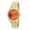 Henley Ladies Diamante Bracelet Watch Gold/Orange H07327.28