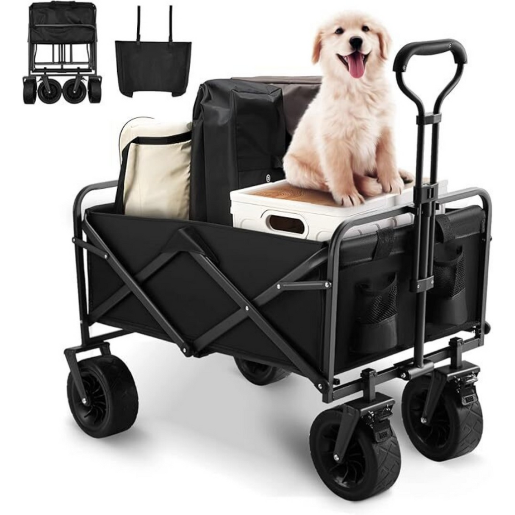 Heavy Duty Foldable Camping Outdoor Garden Trolley Cart Wagon Truck Wheelbarrow