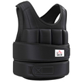 20KG adjustable weight vest by ActiveGear, designed for running and gym training, showing weights and adjustable straps.