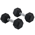 Hexagonal dumbbells 2x8kg by ActiveGear, ideal for weight lifting and home fitness workouts.