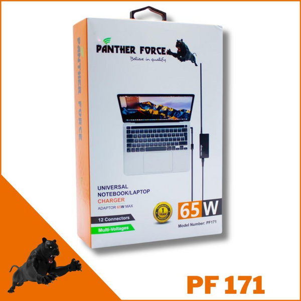 Panther Force Universal Notebook/Laptop Charger 65w