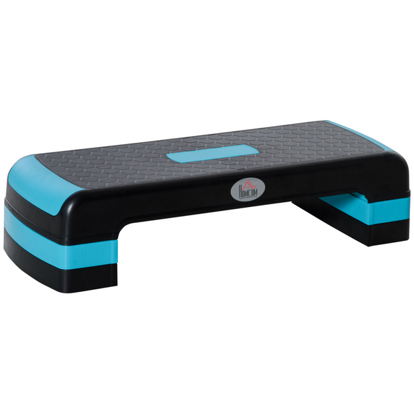 Adjustable 3-level aerobic step exercise stepper for home and office use by ActiveGear, featuring a sturdy design.