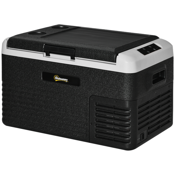 30L Car Refrigerator 12V Portable Freezer for Camping, Driving Outsunny