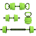 Weight dumbbells set by SPORTNOW includes barbell, kettlebell, and push-up stand for a complete home gym setup.