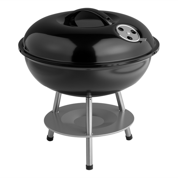 Portable Charcoal Grill, Compact Folding BBQ Grill with 14 Inch Cooking Grid for Outdoor Camping, Backyard, Beach, Picnic
