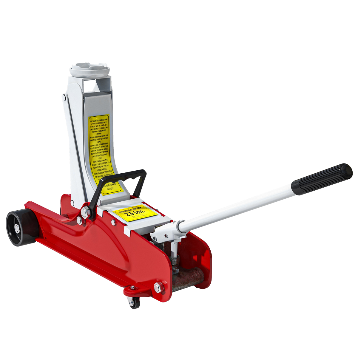 2.5 Ton Hydraulic Low Profile Racing Jack - 8-38cm Lift Range - Red