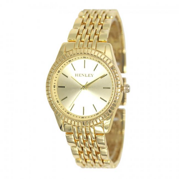 Henley Ladies Dress Bracelet Watch Gold/Gold H07328.22
