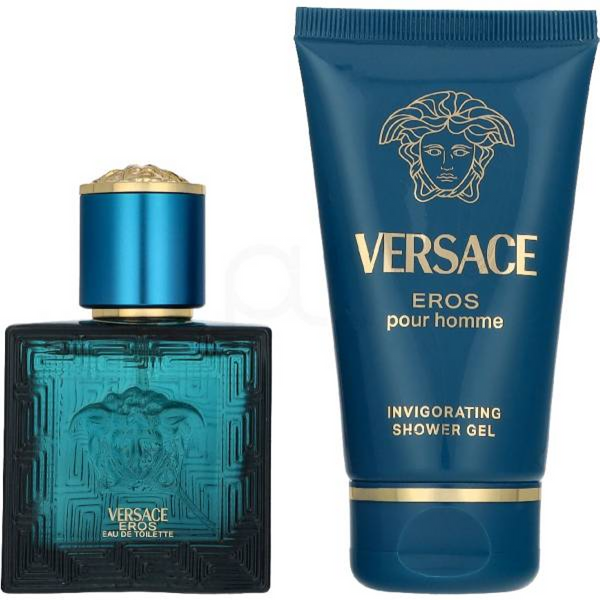 Versace Eros Gift Set (Eau De Toilette Spray 30ml  Shower Gel 50ml)