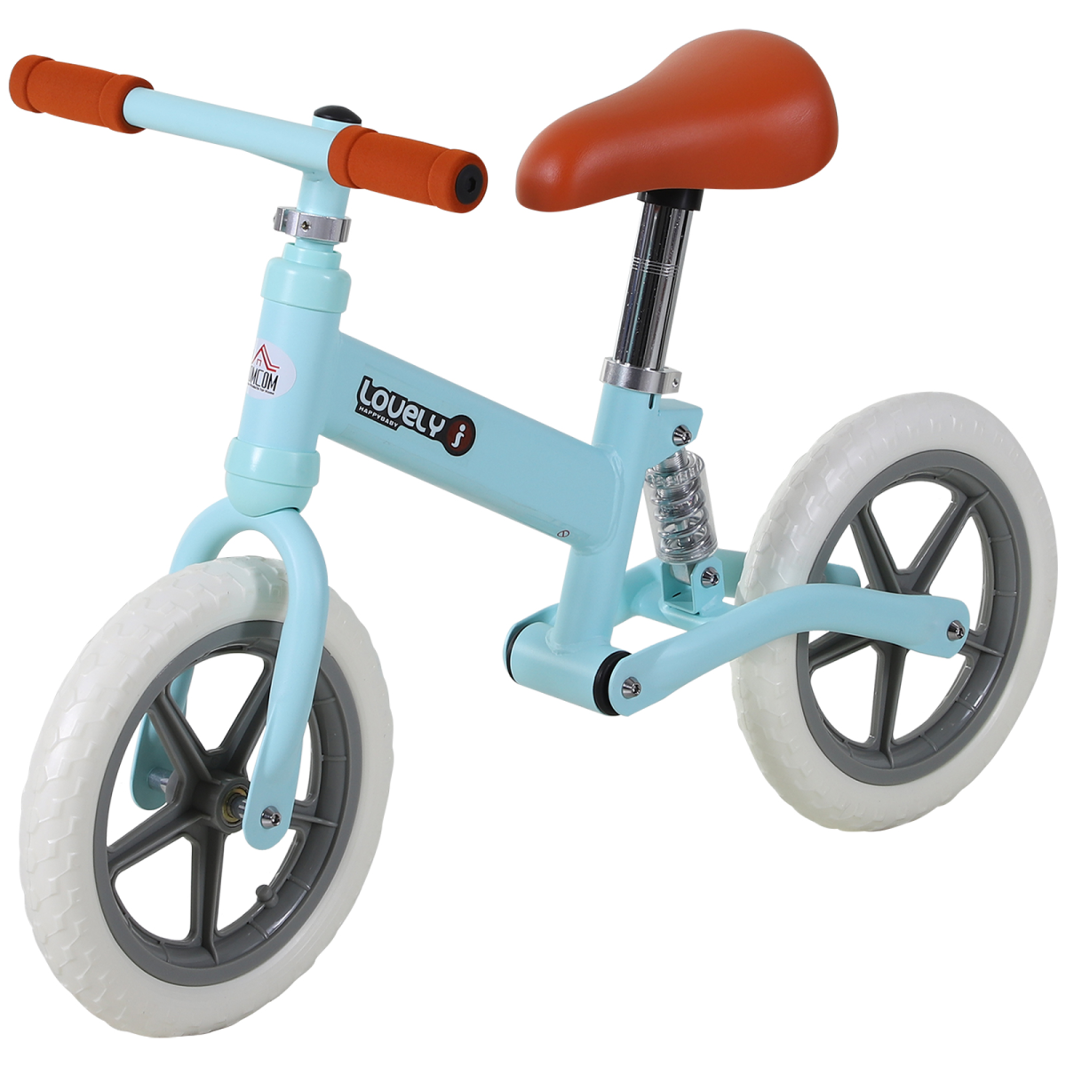 Kids balance bike by FunZone, featuring no pedals, adjustable seat, designed for ages 2-5, in vibrant colors.
