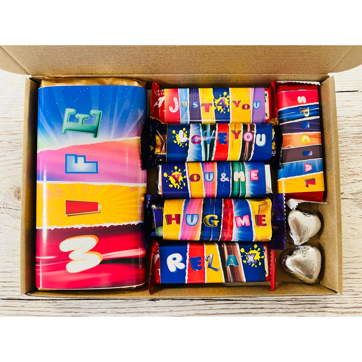 Valentine's Novelty Chocolate Gift Box - Wife - Personalized Message