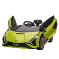 Licensed Lamborghini SIAN 12V electric ride-on car for kids aged 3-5, featuring a sleek design and remote control.