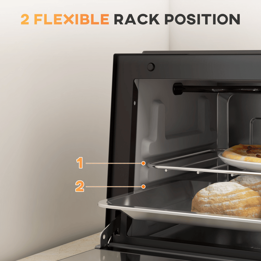 Mini Oven, 9L Countertop Electric Grill, Toaster Oven 750W - AKGOmniShop