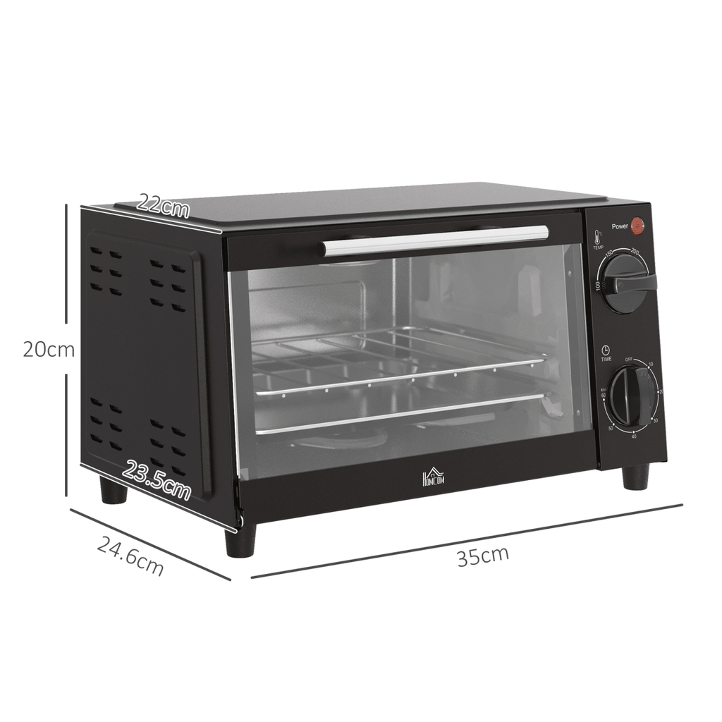 Mini Oven, 9L Countertop Electric Grill, Toaster Oven 750W - AKGOmniShop