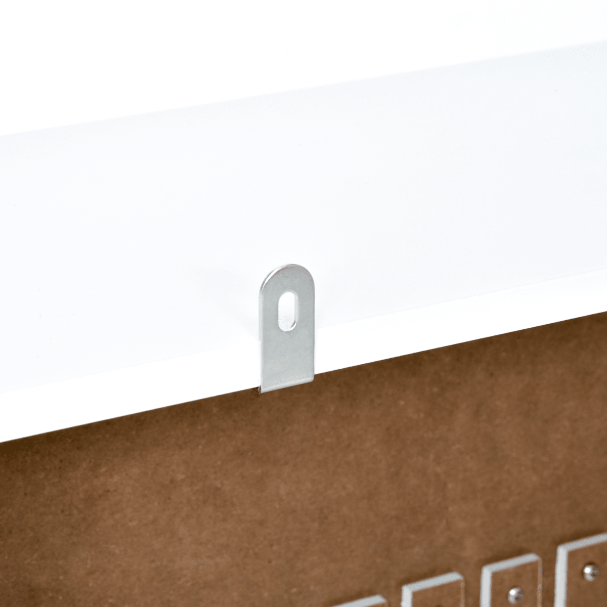 Modern Radiator Cover Heater Cabinet - Slatted Worktop - Painted MDF - White - AKGOmniShop